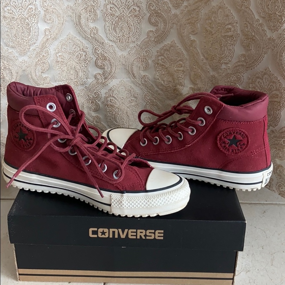 Converse Burgundy Woman Sneakers